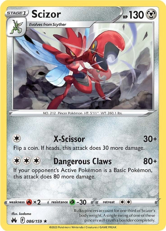 Image for Scizor (086/159) (SWSH: Crown Zenith) (CRZ) - Pokemon