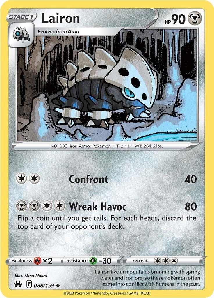 Image for Lairon (088/159) (SWSH: Crown Zenith) (CRZ) - Pokemon