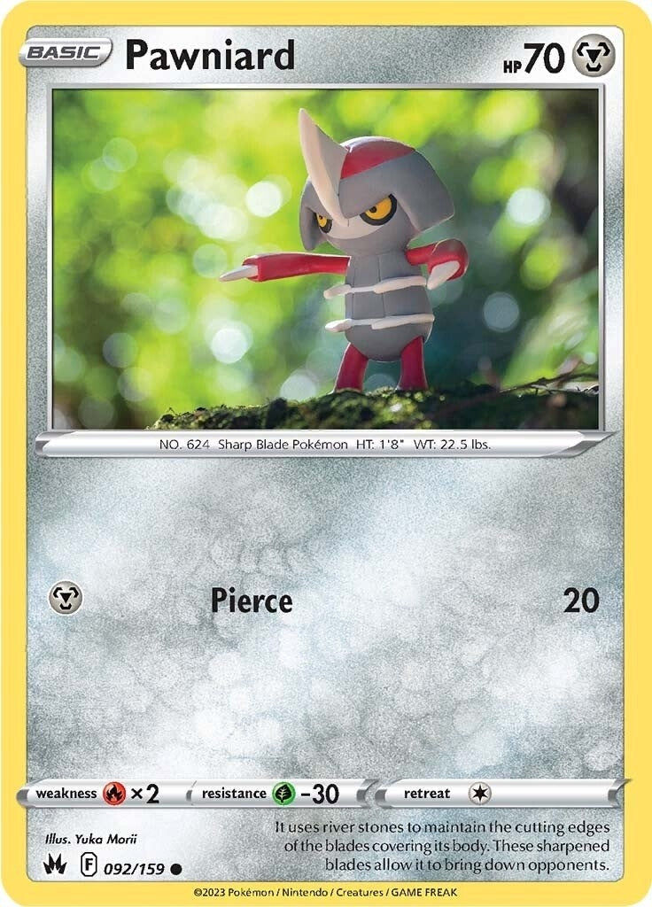 Image for Pawniard (92) (092/159) (SWSH: Crown Zenith) (CRZ) - Pokemon