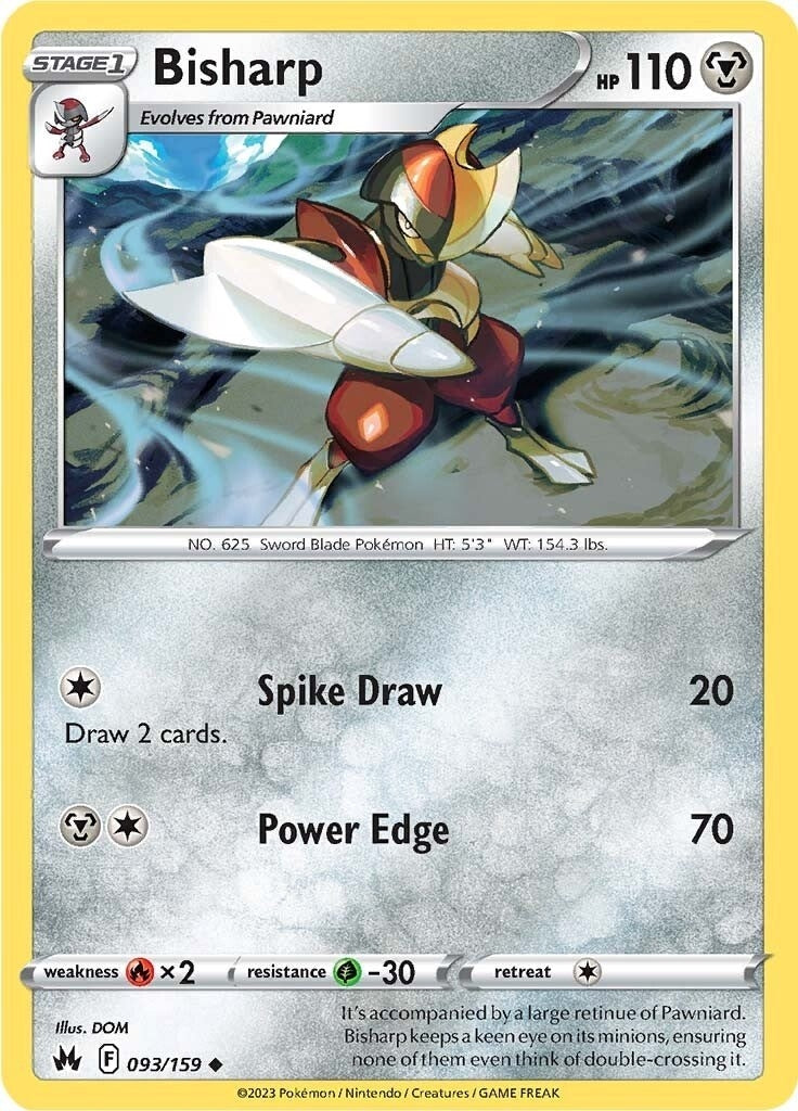 Image for Bisharp (093/159) (SWSH: Crown Zenith) (CRZ) - Pokemon