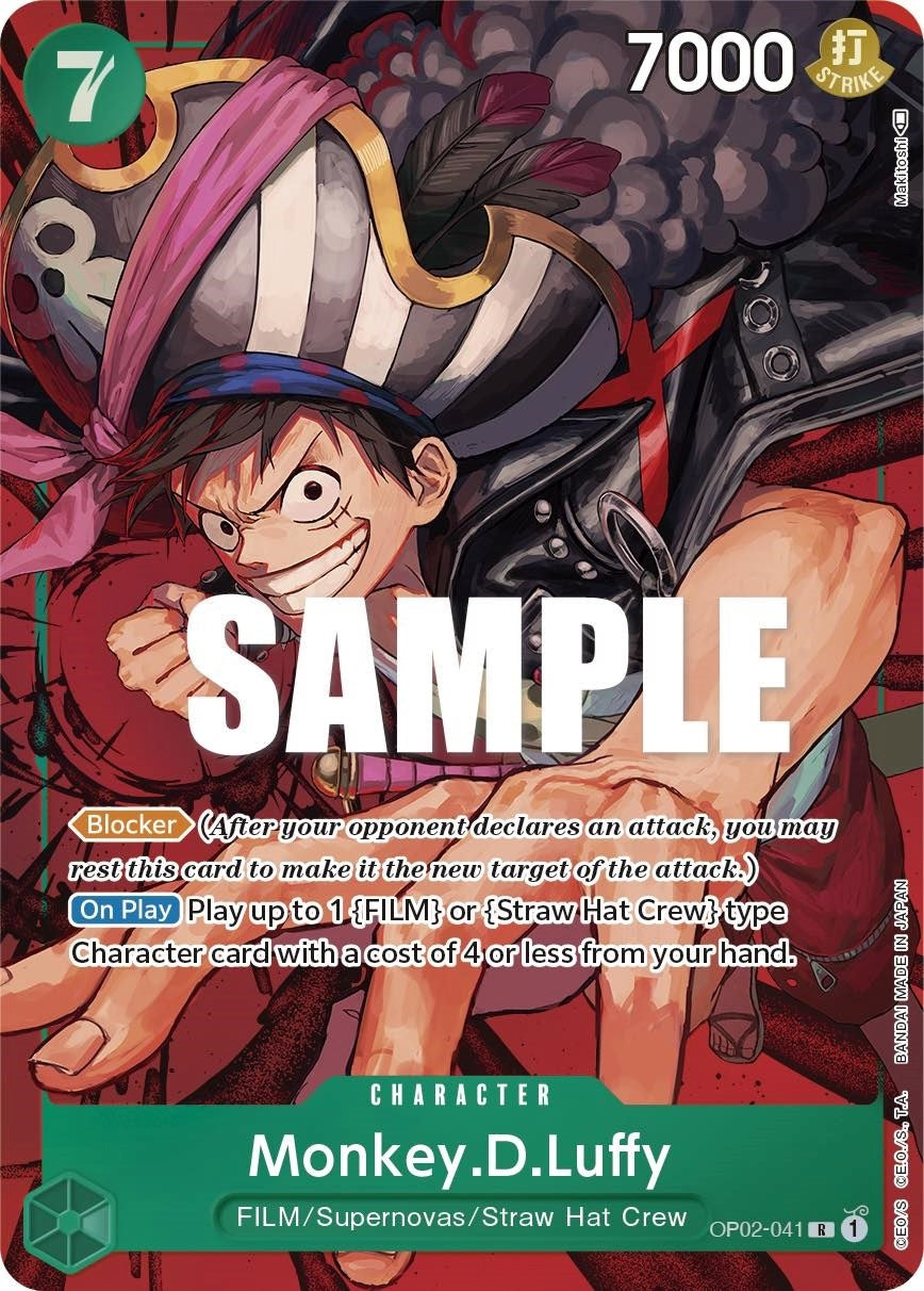 Monkey.D.Luffy (041) (Alternate Art) (OP02-041) (Paramount War)