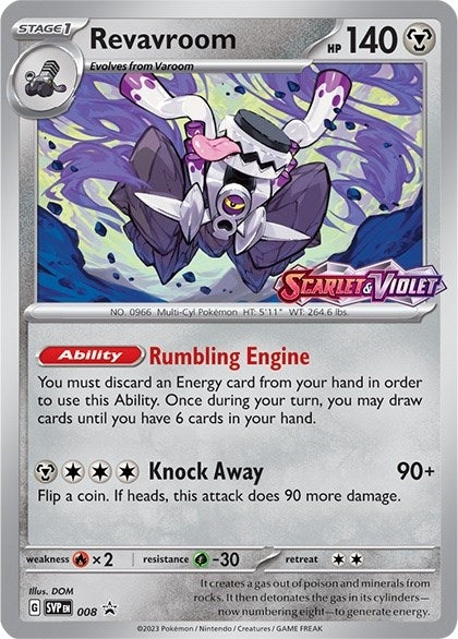 Image for Revavroom - 008 (Prerelease) (008) (SV: Scarlet & Violet Promo Cards) - Pokemon