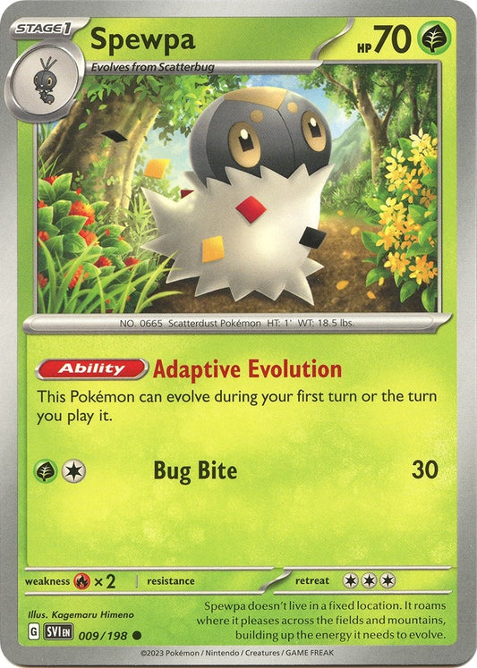 Image for Spewpa (009/198) (SV01: Scarlet & Violet Base Set) - Pokemon