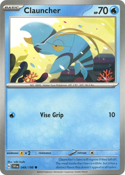 Image for Clauncher (049/198) (SV01: Scarlet & Violet Base Set) - Pokemon