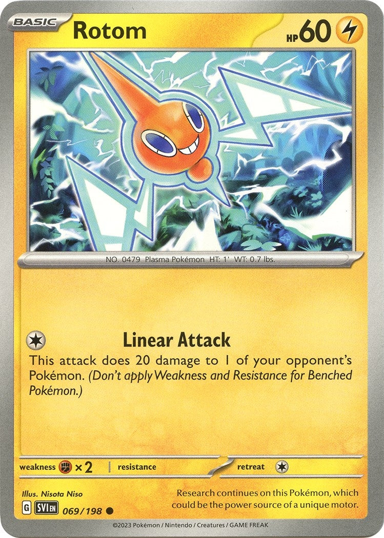 Image for Rotom (069/198) (SV01: Scarlet & Violet Base Set) - Pokemon