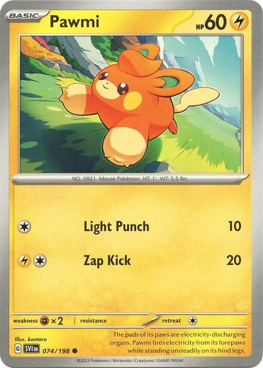 Image for Pawmi (074/198) (SV01: Scarlet & Violet Base Set) - Pokemon