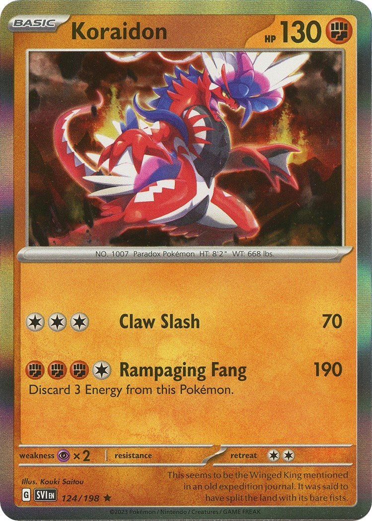 Image for Koraidon (124/198) (SV01: Scarlet & Violet Base Set) - Pokemon