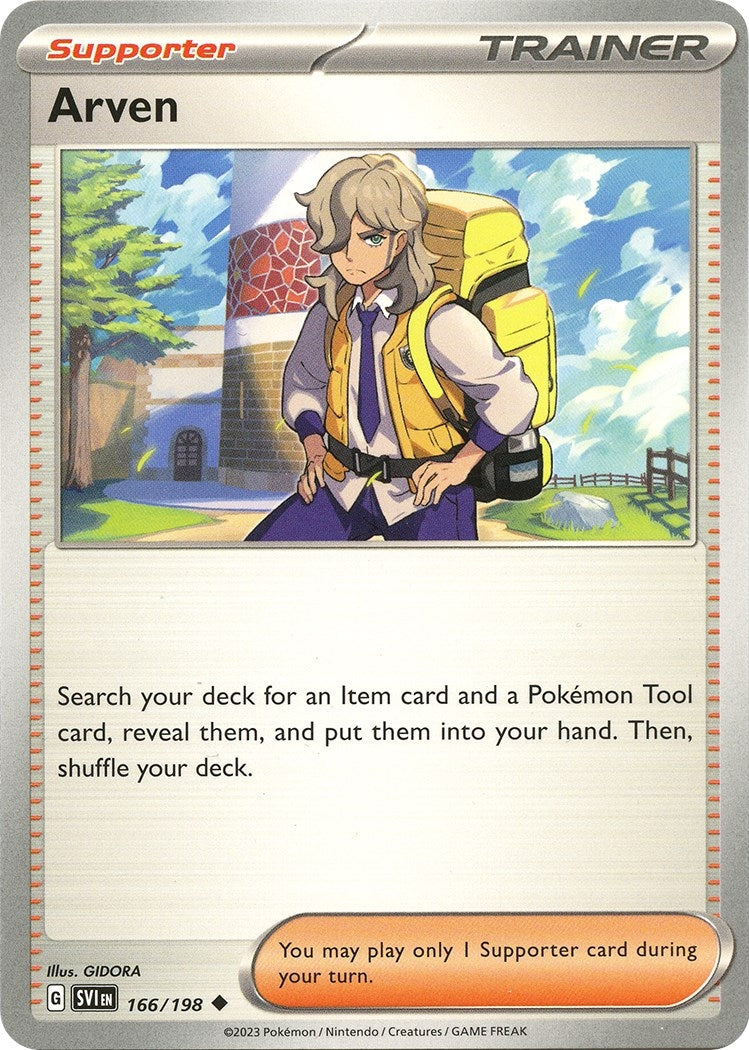 Image for Arven (166/198) (SV01: Scarlet & Violet Base Set) - Pokemon