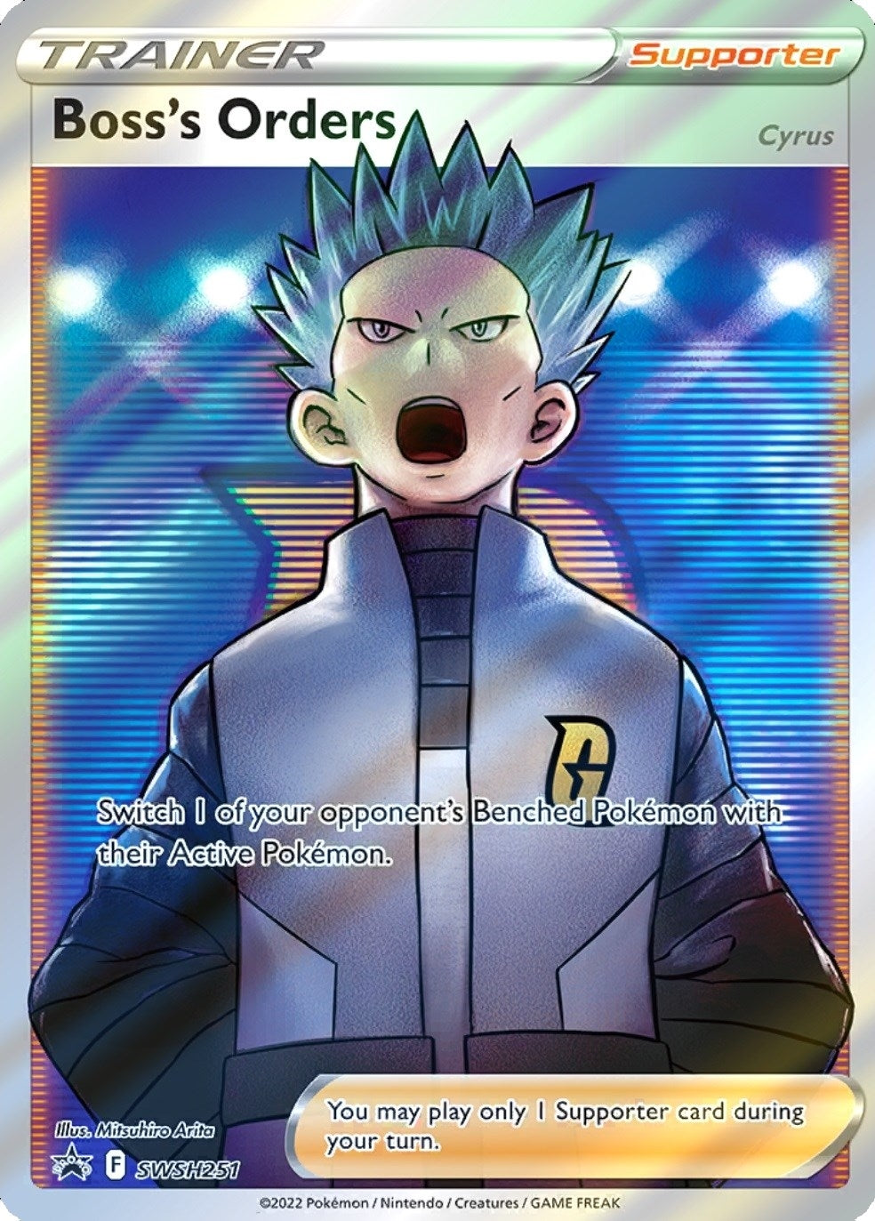 Image for Boss's Orders (Full Art) (SWSH251) (SWSH: Sword & Shield Promo Cards) (SWSD) - Pokemon
