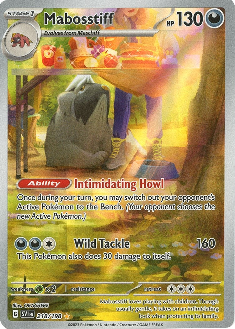 Image for Mabosstiff (218/198) (SV01: Scarlet & Violet Base Set) - Pokemon