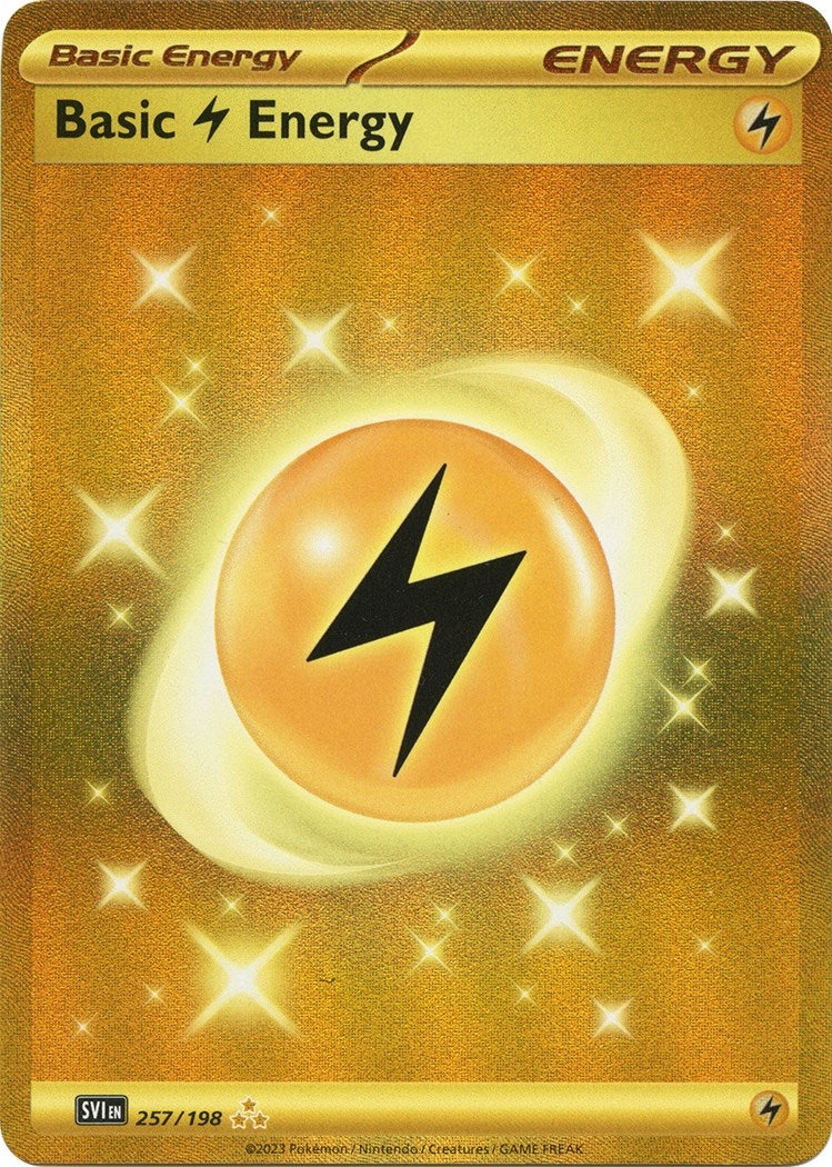 Image for Basic Lightning Energy (257/198) (SV01: Scarlet & Violet Base Set) - Pokemon