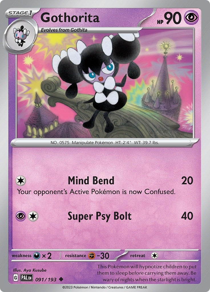 Image for Gothorita (091/193) (SV02: Paldea Evolved) - Pokemon