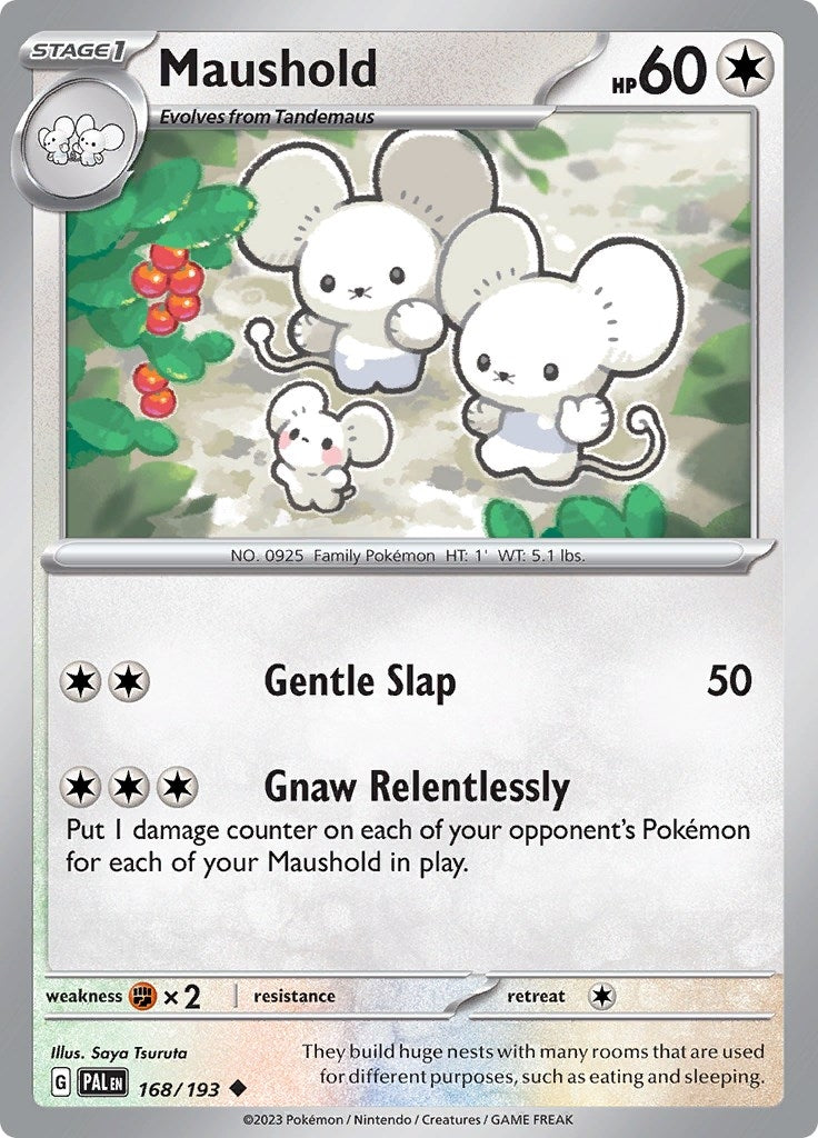 Image for Maushold (168/193) (SV02: Paldea Evolved) - Pokemon