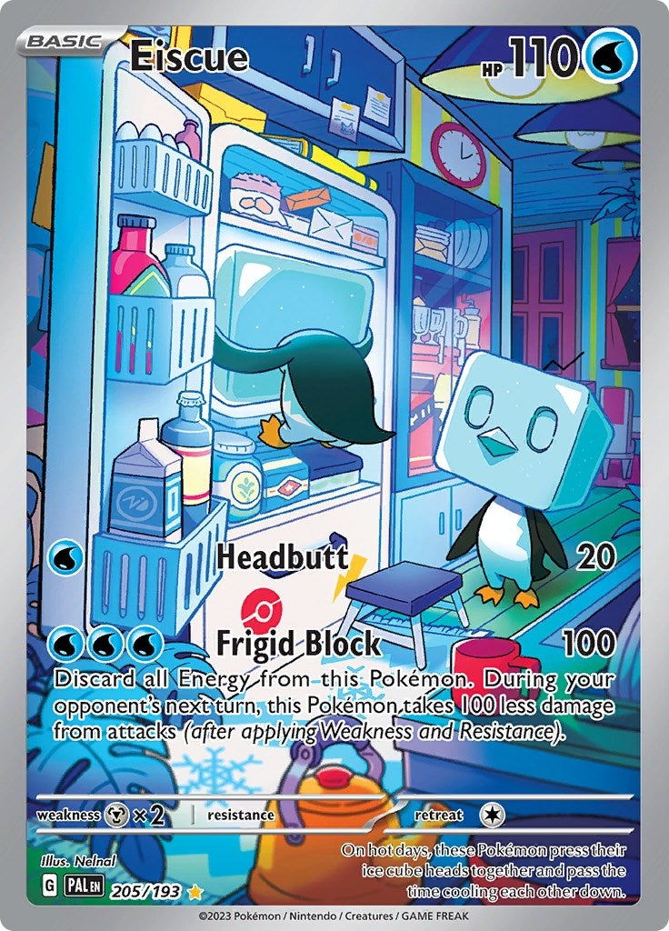 Image for Eiscue (205/193) (SV02: Paldea Evolved) - Pokemon