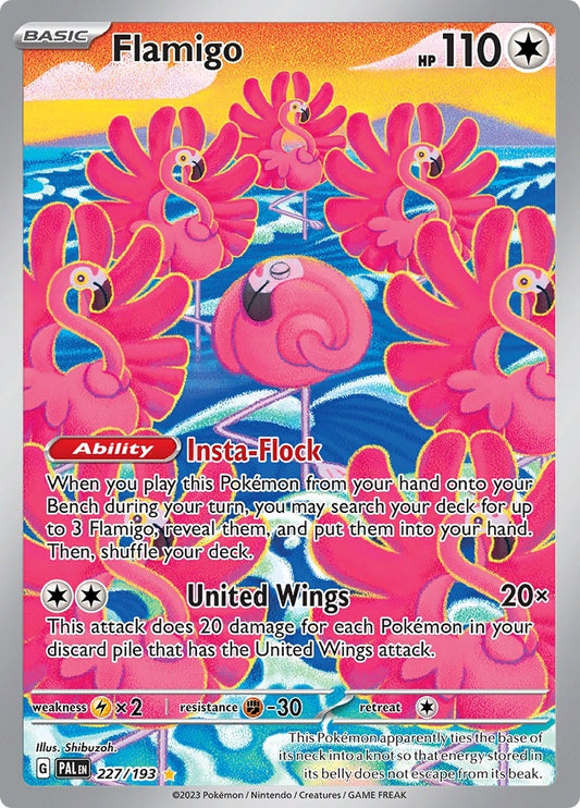 Image for Flamigo (227/193) (SV02: Paldea Evolved) - Pokemon