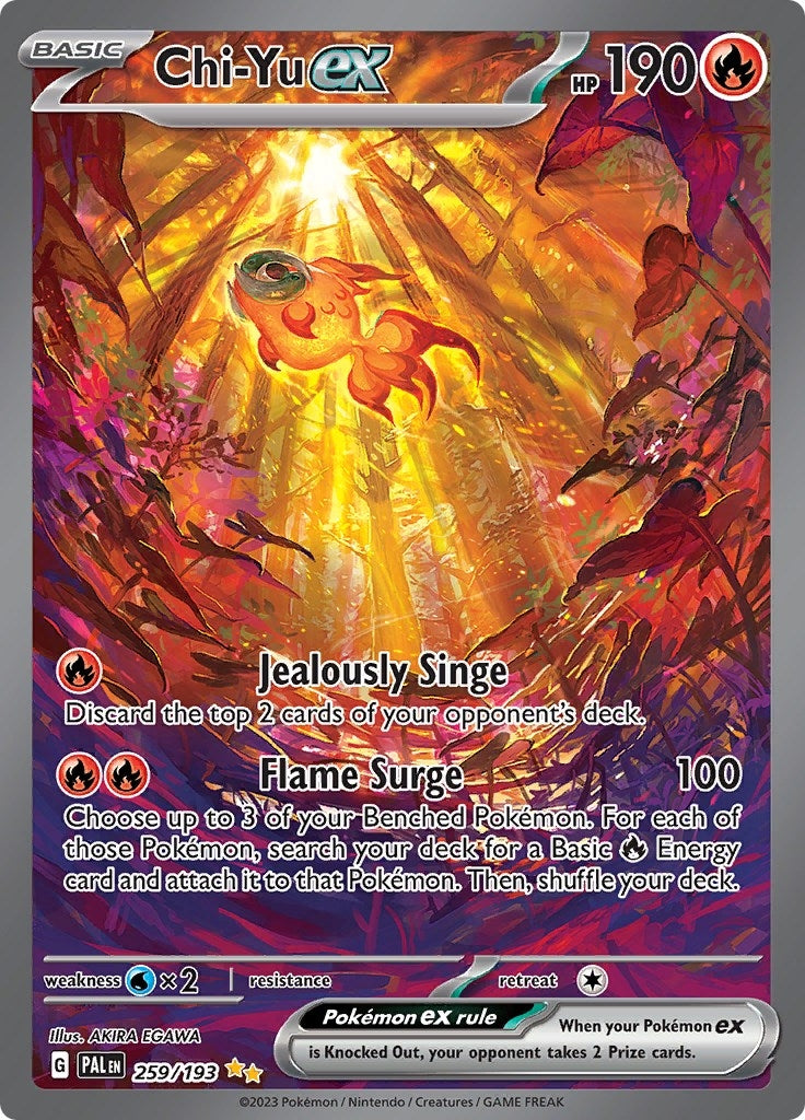Image for Chi-Yu ex (259/193) (SV02: Paldea Evolved) - Pokemon