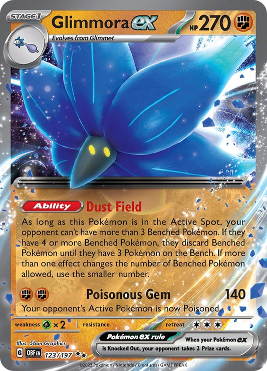 Image for Glimmora ex (123/197) (SV03: Obsidian Flames) - Pokemon