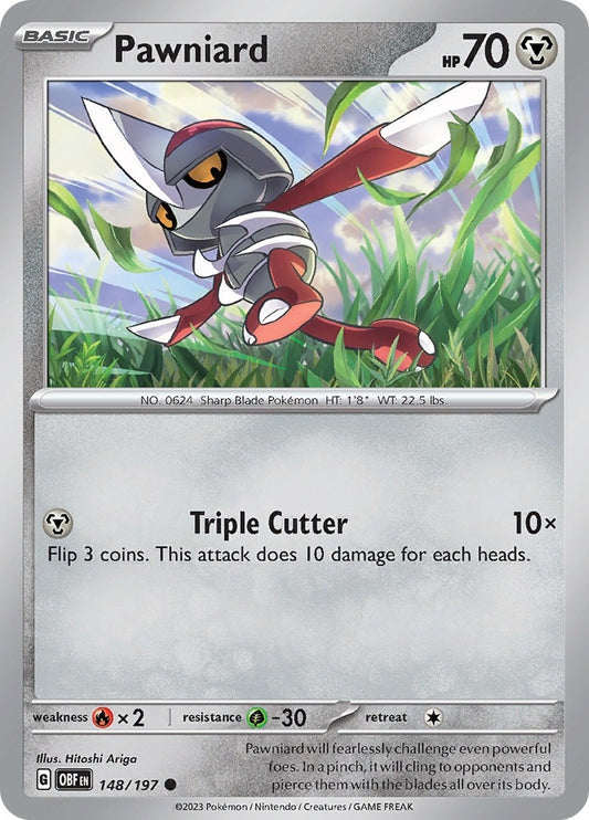Image for Pawniard (148/197) (SV03: Obsidian Flames) - Pokemon