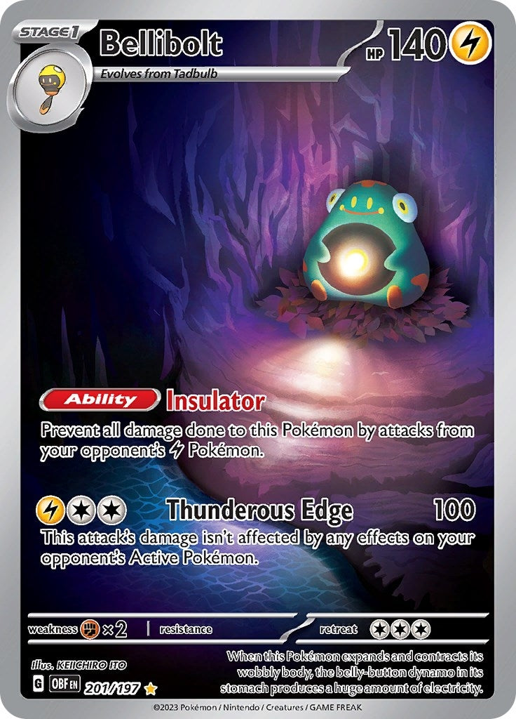 Image for Bellibolt (201/197) (SV03: Obsidian Flames) - Pokemon