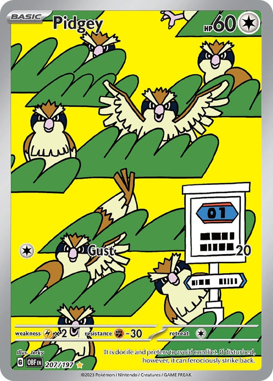 Image for Pidgey (207/197) (SV03: Obsidian Flames) - Pokemon