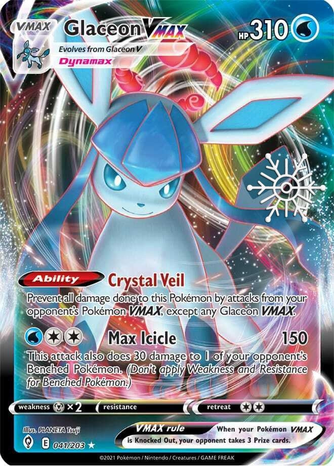Glaceon VMAX - 041/203 (Holiday Calendar) (041/203) (Miscellaneous Cards & Products)