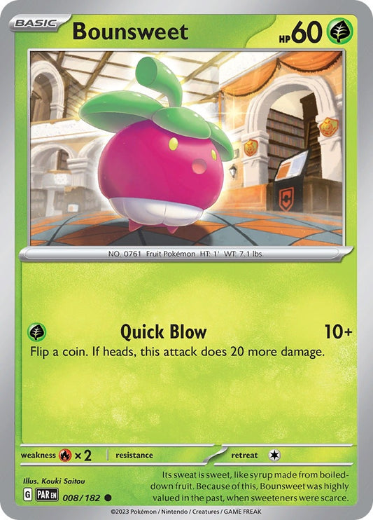 Image for Bounsweet (008/182) (SV04: Paradox Rift) - Pokemon