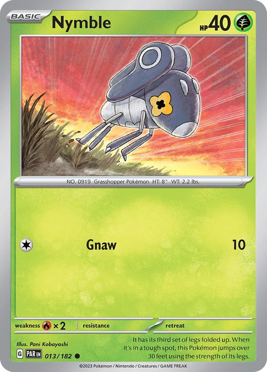 Image for Nymble (013/182) (SV04: Paradox Rift) - Pokemon