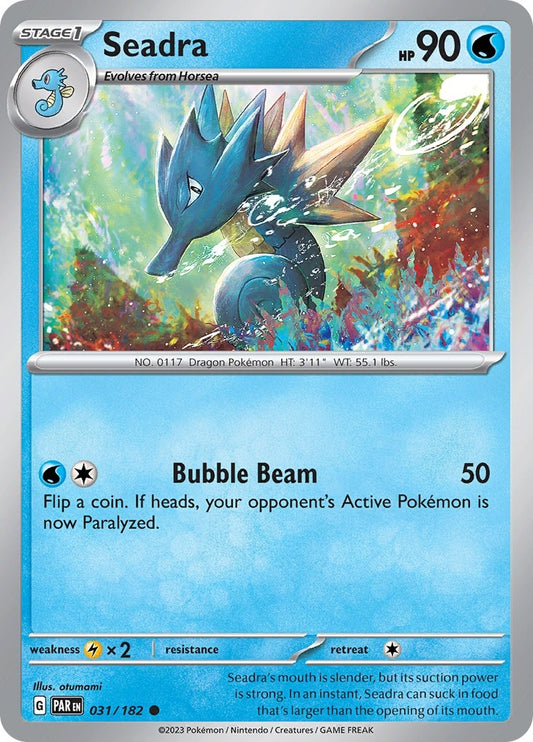 Image for Seadra (031/182) (SV04: Paradox Rift) - Pokemon