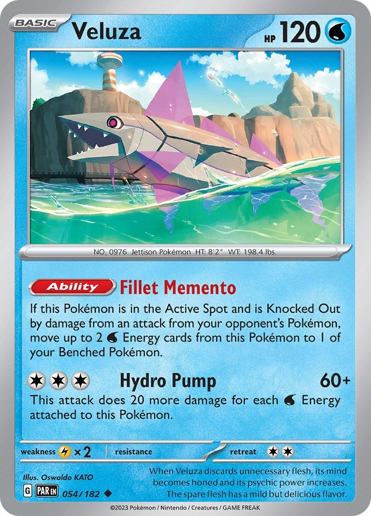 Image for Veluza (054/182) (SV04: Paradox Rift) - Pokemon