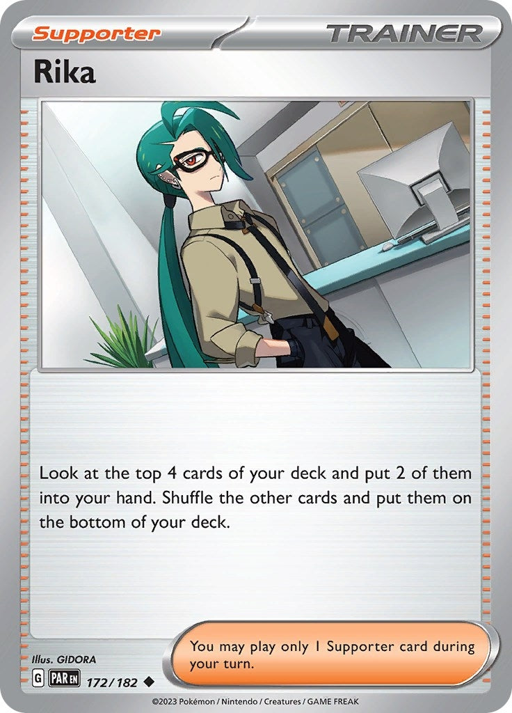 Image for Rika (172/182) (SV04: Paradox Rift) - Pokemon
