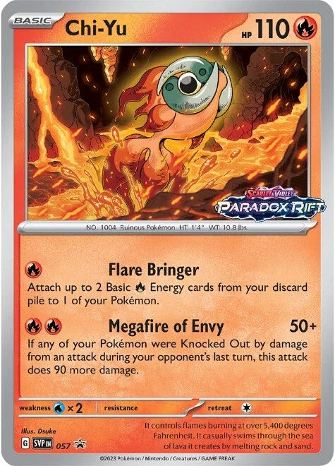Image for Chi-Yu - 057 (Prerelease) (057) (SV: Scarlet & Violet Promo Cards) - Pokemon