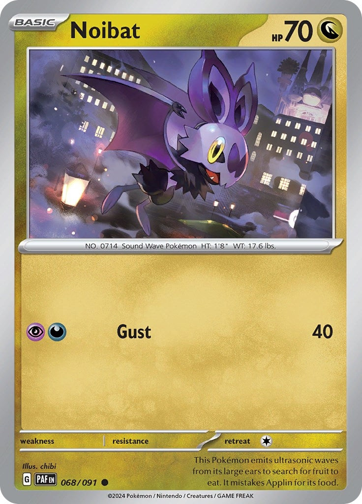 Image for Noibat (068/091) (SV: Paldean Fates) - Pokemon