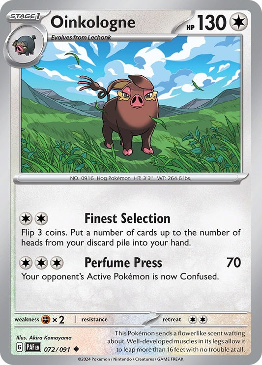 Image for Oinkologne (072/091) (SV: Paldean Fates) - Pokemon