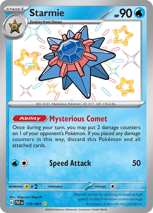 Image for Starmie (119/091) (SV: Paldean Fates) - Pokemon
