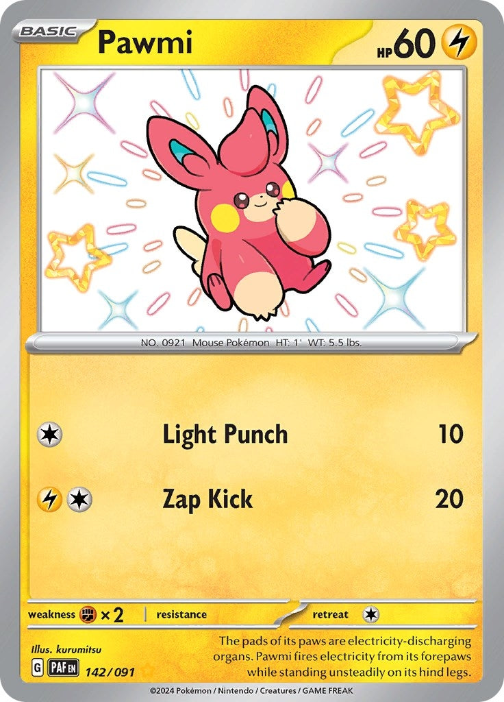 Image for Pawmi (142/091) (SV: Paldean Fates) - Pokemon
