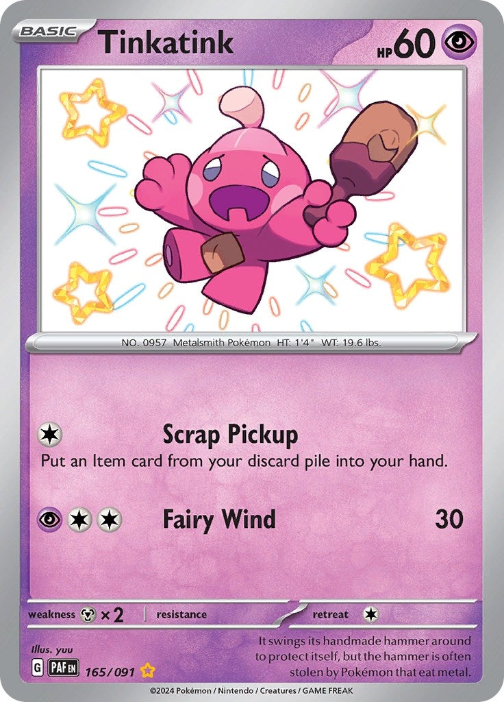 Image for Tinkatink (165/091) (SV: Paldean Fates) - Pokemon