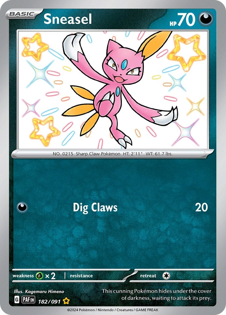 Image for Sneasel (182/091) (SV: Paldean Fates) - Pokemon