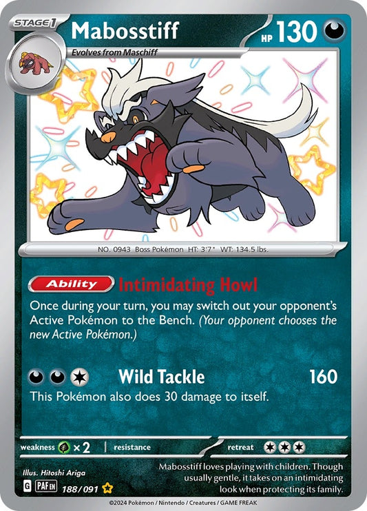 Image for Mabosstiff (188/091) (SV: Paldean Fates) - Pokemon