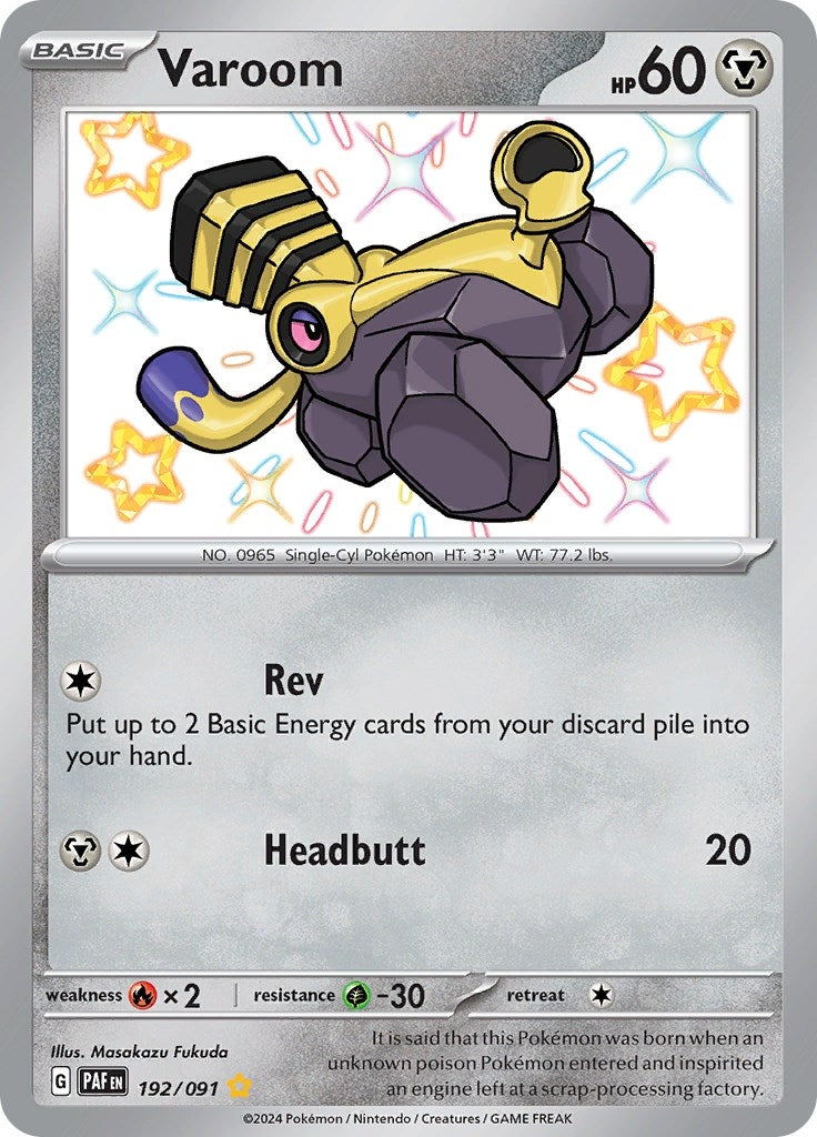 Image for Varoom (192/091) (SV: Paldean Fates) - Pokemon