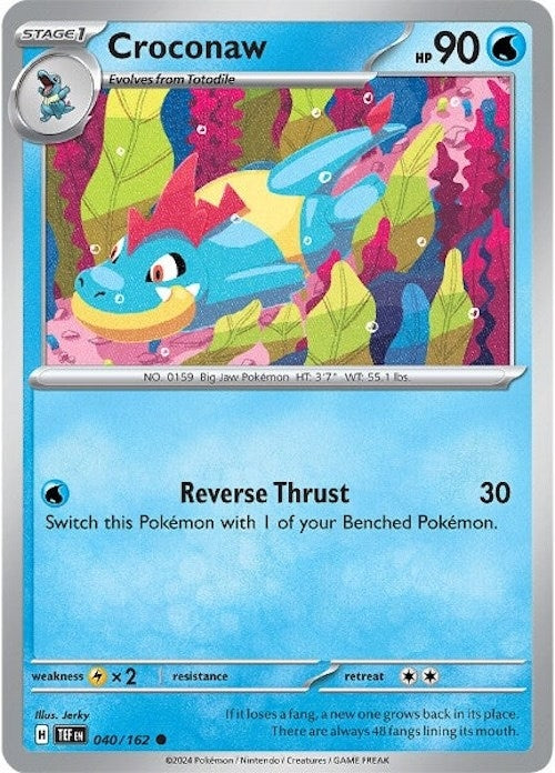 Image for Croconaw (040/162) (SV05: Temporal Forces) - Pokemon