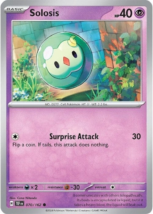Image for Solosis (070/162) (SV05: Temporal Forces) - Pokemon