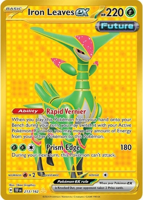 Image for Iron Leaves ex (213/162) (SV05: Temporal Forces) - Pokemon