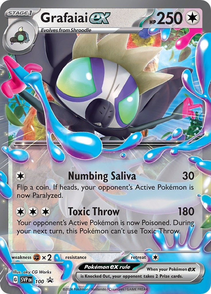 Image for Grafaiai ex - 100 (100) (SV: Scarlet & Violet Promo Cards) - Pokemon