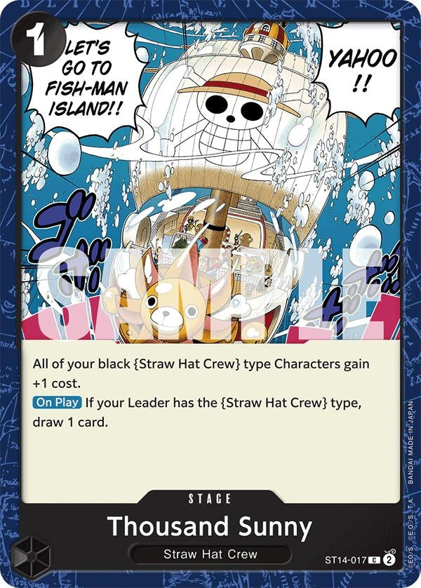 Thousand Sunny (ST14-017) (ST-14: Starter Deck 14 3D2Y)