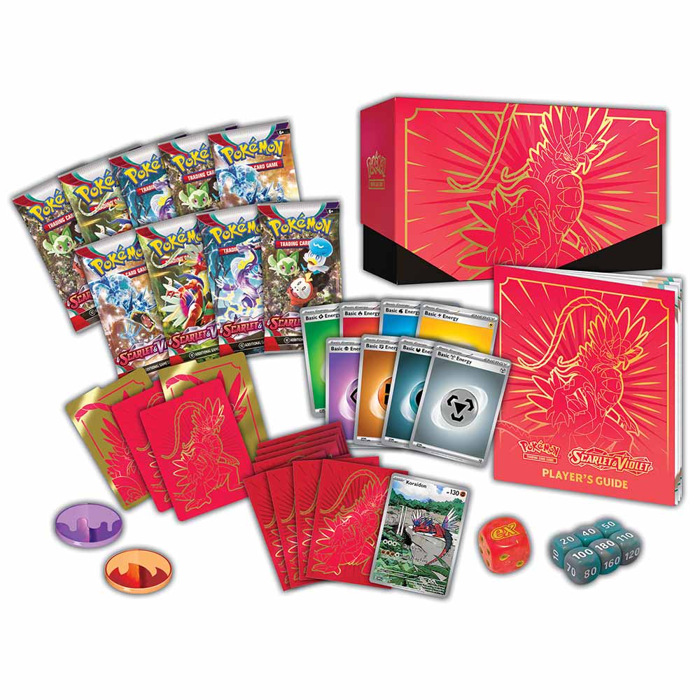 Scarlet and Violet - Base set Elite trainer box (assorted)