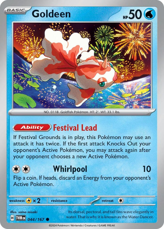 Image for Goldeen (044/167) (SV06: Twilight Masquerade) - Pokemon