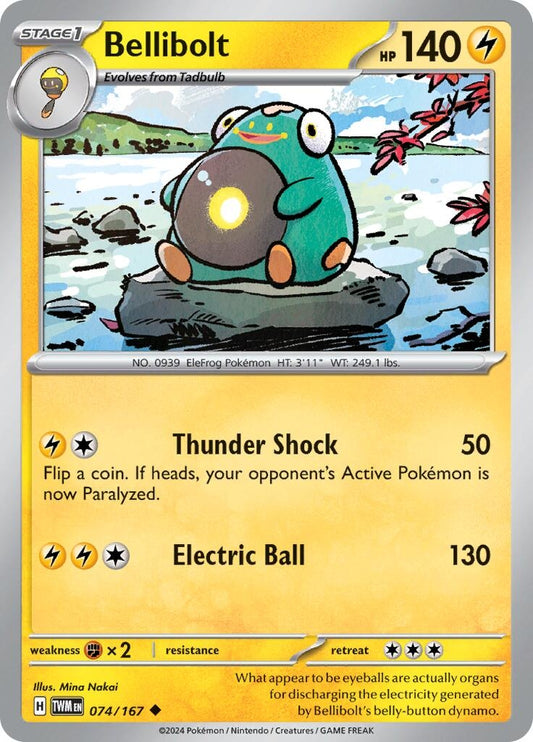 Image for Bellibolt (074/167) (SV06: Twilight Masquerade) - Pokemon