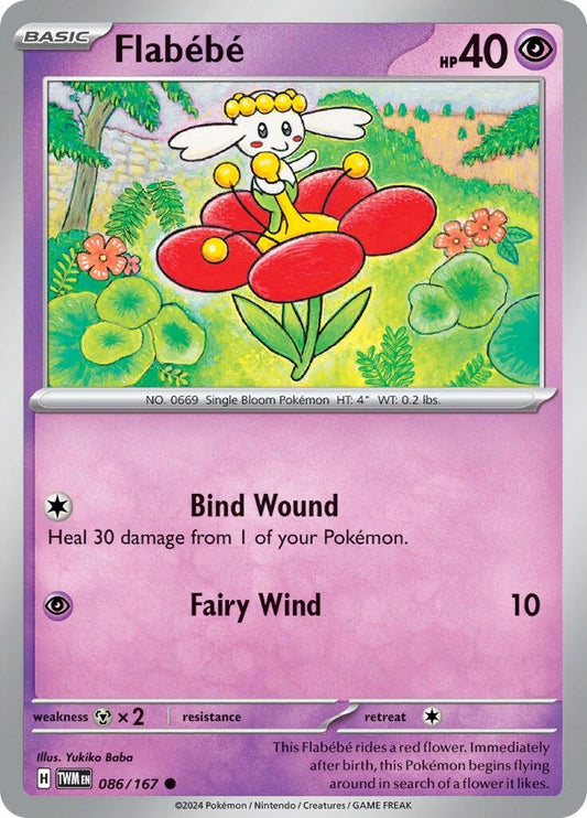 Image for Flabebe (086/167) (SV06: Twilight Masquerade) - Pokemon