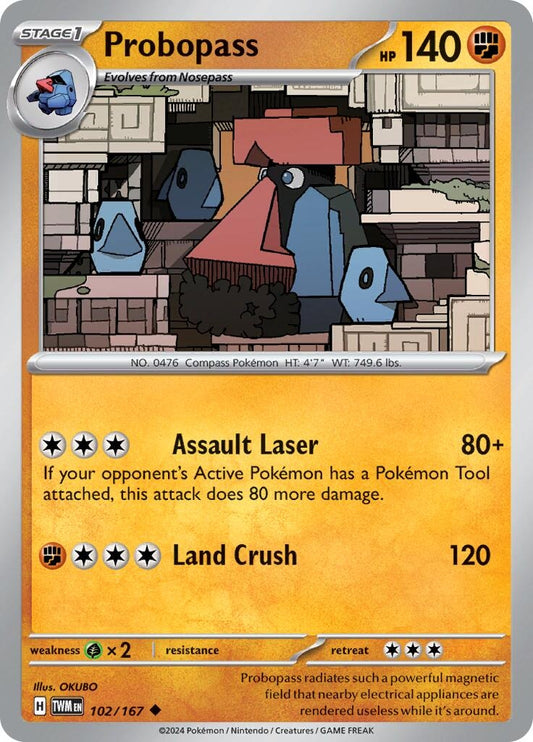 Image for Probopass (102/167) (SV06: Twilight Masquerade) - Pokemon