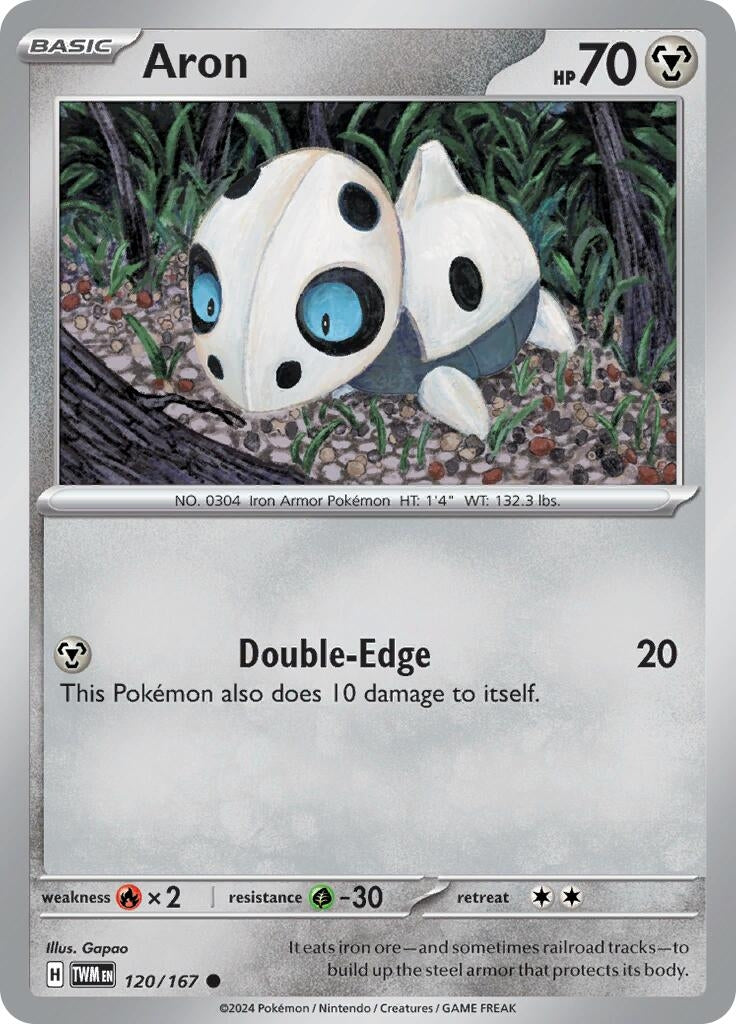 Image for Aron (120/167) (SV06: Twilight Masquerade) - Pokemon
